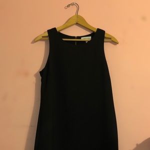 Monteau’s Black Scalloped Dress
